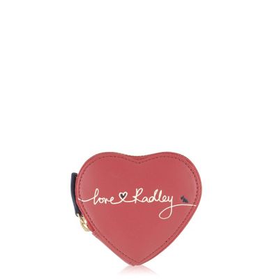 Pink 'Love Radley' small heart purse